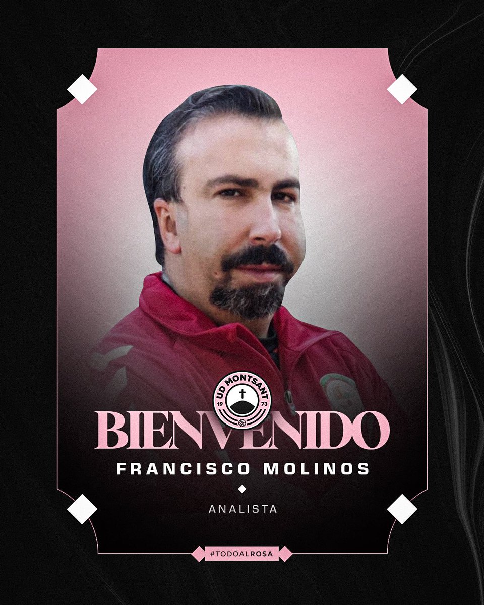 udmontsant's tweet photo. CUERPO TÉCNICO.
Completamos el staff con la incorporación de un analista, perfil del que no disponíamos. Ha trabajado en clubes de primera y segunda división en España, siendo también experto en big data aplicado al fútbol y en coordinación de fútbol base.
#SentimientoMontsant https://t.co/9YaliYSNZ3