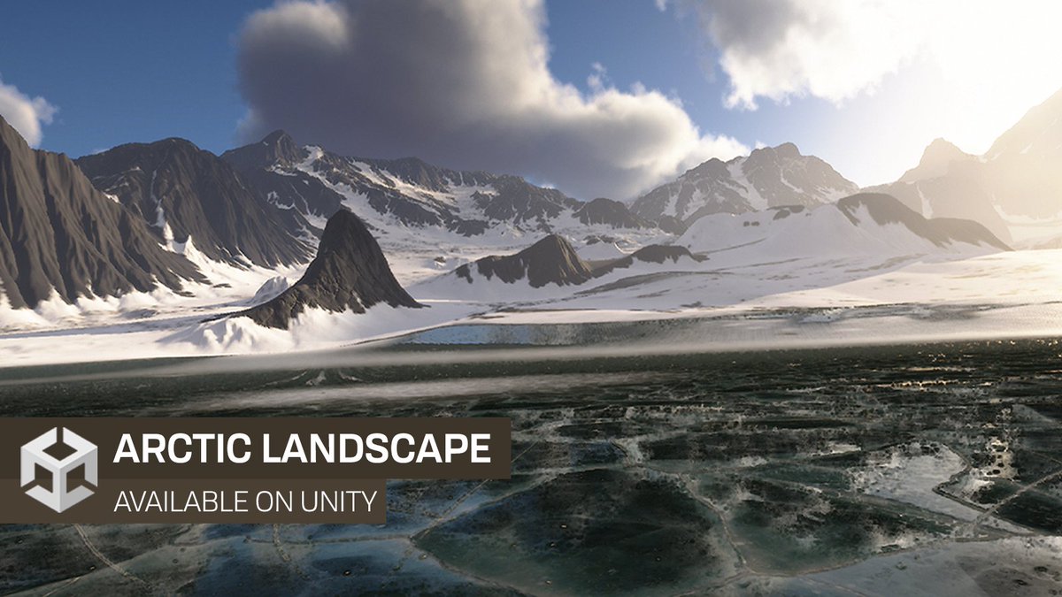 Kalysteon's tweet photo. 🧊 Now you can find the Arctic Landscape on Unity Marketplace too!⤵️ https://t.co/xVXGGNQO8m… 

#gamedev #unity #unity3d #landscape #unityengine #indiedev #3dart #realistic #unitydev #lighting #cgart #3d #3dartist #digitalart #gameart #environmentart @AssetStore https://t.co/uv0JJcCQ5y