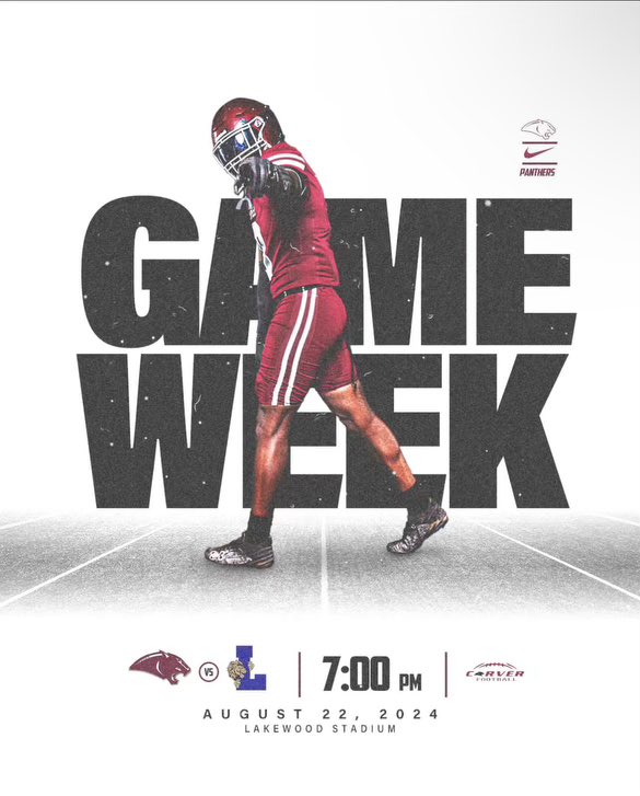 Carver-Atlanta FB (@nsc_football) on Twitter photo GAME DAY IS TODAY AGAINST <a href="/LuellaFootball/">Luella Football</a> at LAKEWOOD STADIUM 8/22/24 7:00pm
COME SUPPORT THE PANTHERS
Ticket link below:
gofan.co/event/1579883 GAME DAY IS TODAY AGAINST <a href="/LuellaFootball/">Luella Football</a> at LAKEWOOD STADIUM 8/22/24 7:00pm
COME SUPPORT THE PANTHERS
Ticket link below:
gofan.co/event/1579883