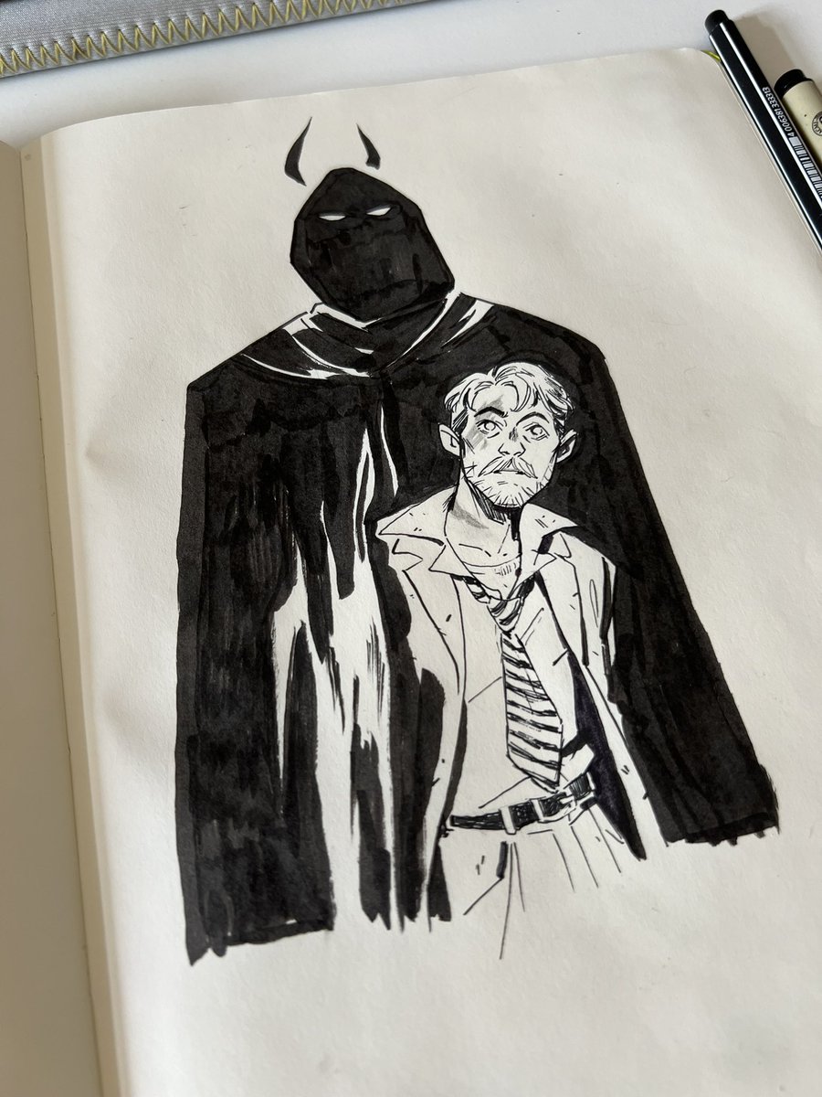 queenstardust2's tweet photo. A little sketchdump, because I‘ve been filling the last 14 sketchbook pages with Malevolent fanart, while listening to the podcast 🎧🥰 https://t.co/U1zcH6ICiv