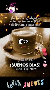 Buenos dias!! Corazones, feliz jueves.🤗🌻🙏
Que hoy se cumplan tus anhelos.
Cuídense muchote.
Cafecitooo...con sabor a
 tu y yo...yo y tu 🎵.. tu y tu y tu y solamente tuuuu, haces que mi alma se despierte con tu luz..🎵🫠  
☕️🥐