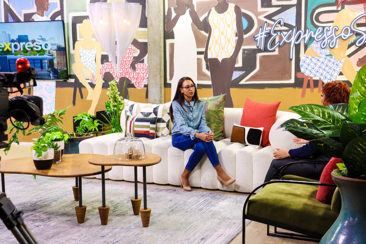 justReesie's tweet photo. This morning on @expressoshow, I shared my journey with PPD &amp; PPA. With my eldest, I had no outlet, but with my daughter, running became my light in a dark tunnel. Running has helped me navigate lifelong anxiety, turning challenges into strength. https://t.co/6n6QQ7Oloc