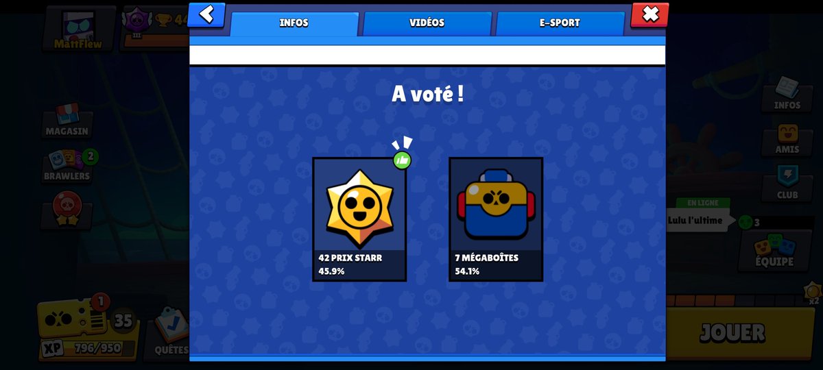 matt_flew's tweet photo. Le 50/50 🤞#BoxVsDrop #BrawlStars https://t.co/zUB9IK467B