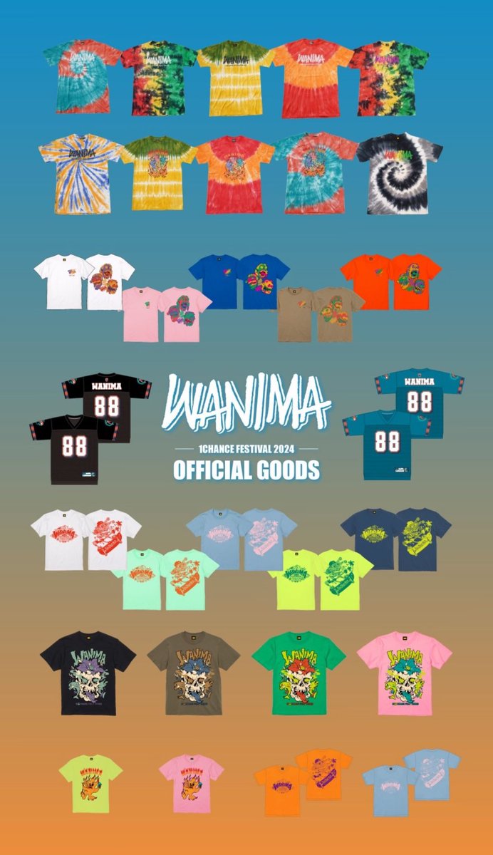 新グッズありすぎて幸せ😭 みんな何買うのー？ #WANIMA #ワンチャンフェス