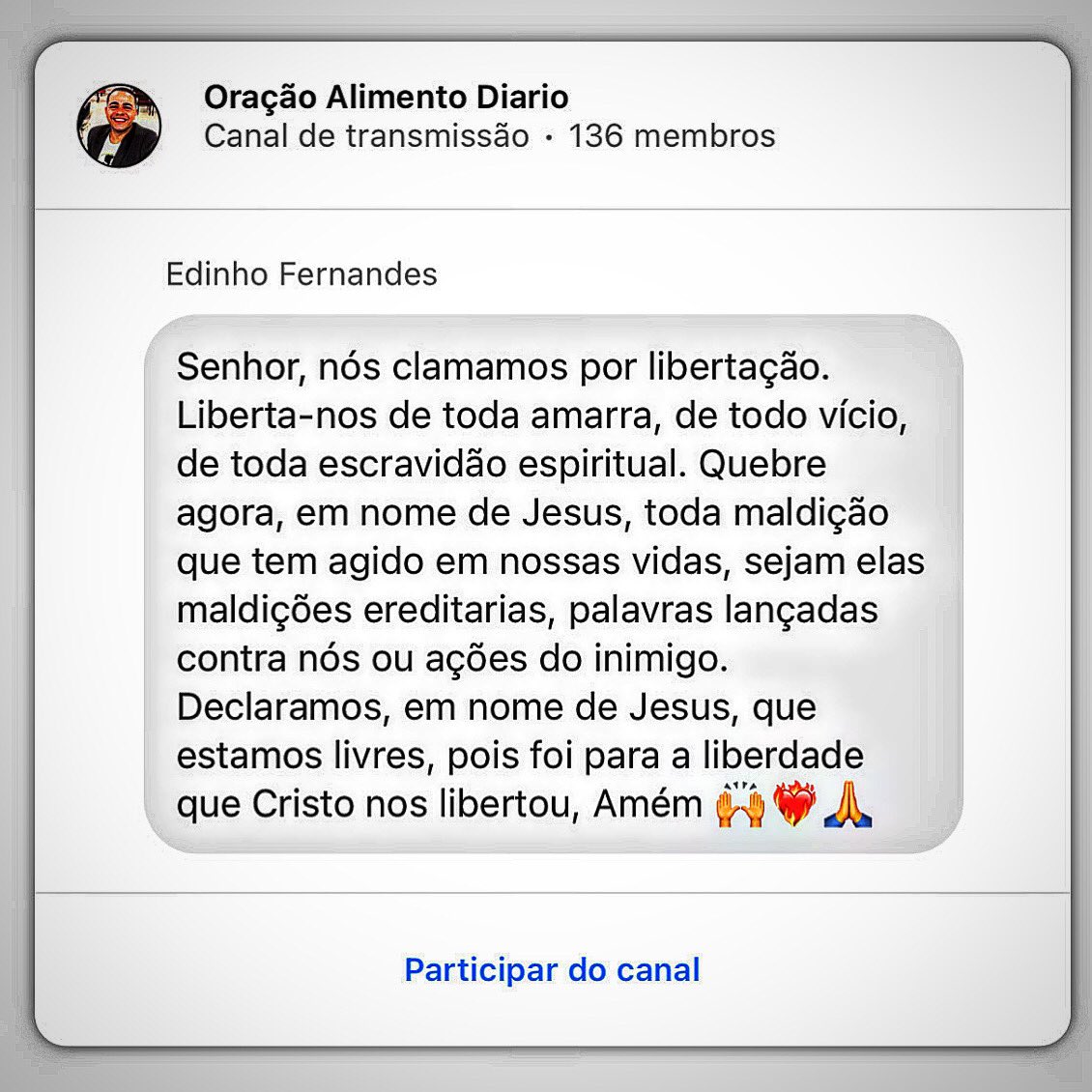 EdinhoFernande's tweet photo. #oracao https://t.co/ZqXpkV9u3d
