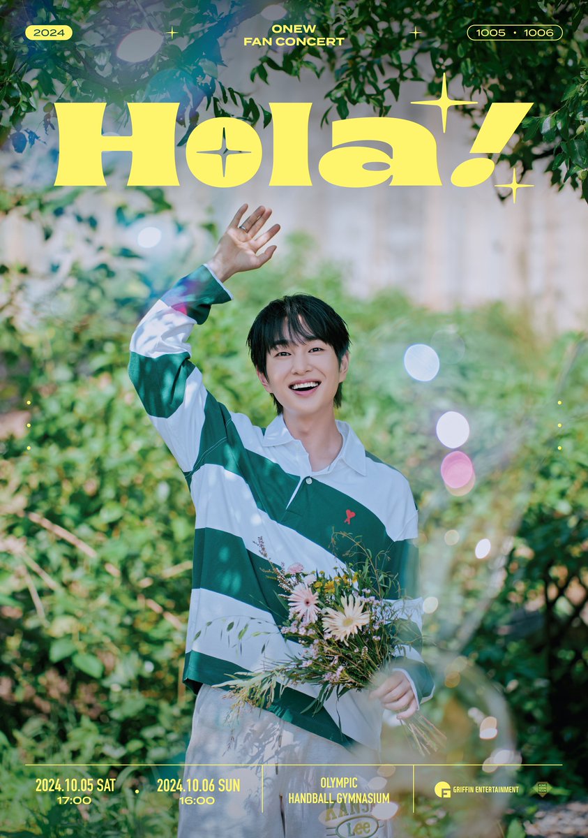 2024 ONEW FAN CONCERT 'Hola!' in SEOUL

📅 2024.10.05 (SAT) 5PM - 2024.10.06 (SUN) 4PM (KST)
📍 올림픽공원 핸드볼경기장 (Olympic Handball Gymnasium)

#온유 #ONEW
#Hola! #ONEW_Hola!