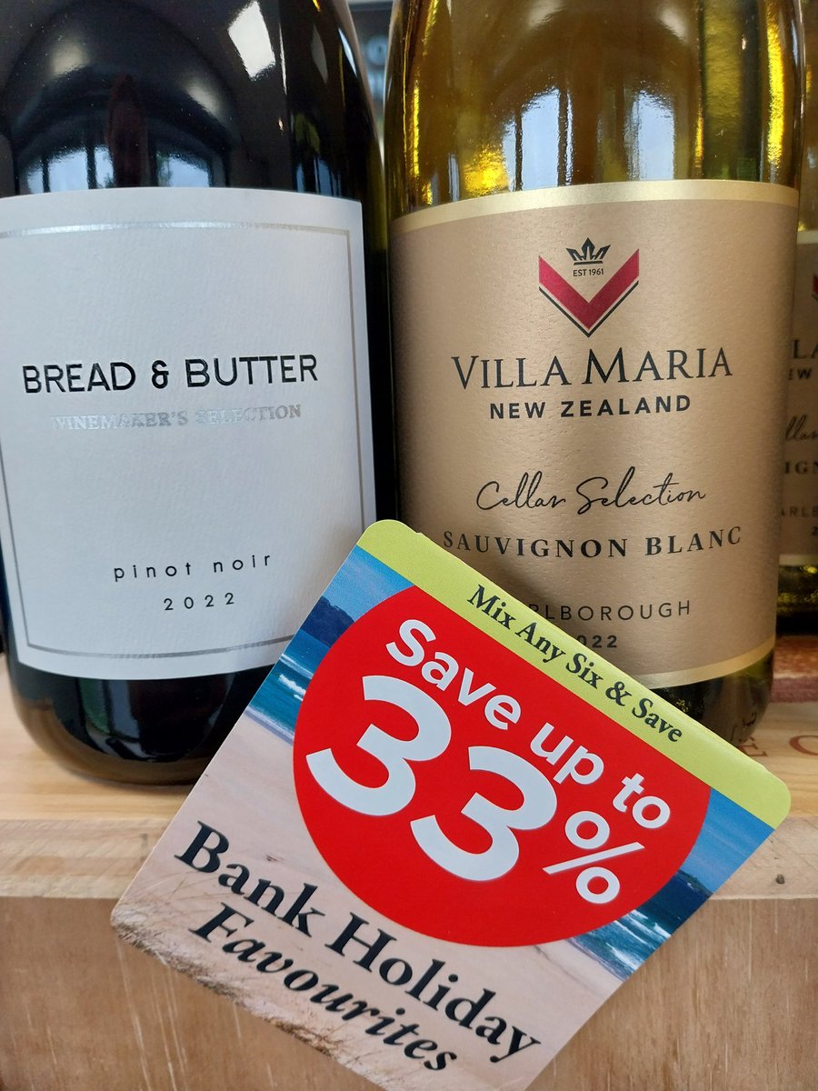 Have you, a #favouritewine?

#Majestic have hand picked a few of your favorites to enjoy over the #bankholiday weekend, at discounted prices!

Mix 6 and save...but why stop at 6?

Make the most of these #winesavings and stock up while they're on offer! #happybankholidayweekend