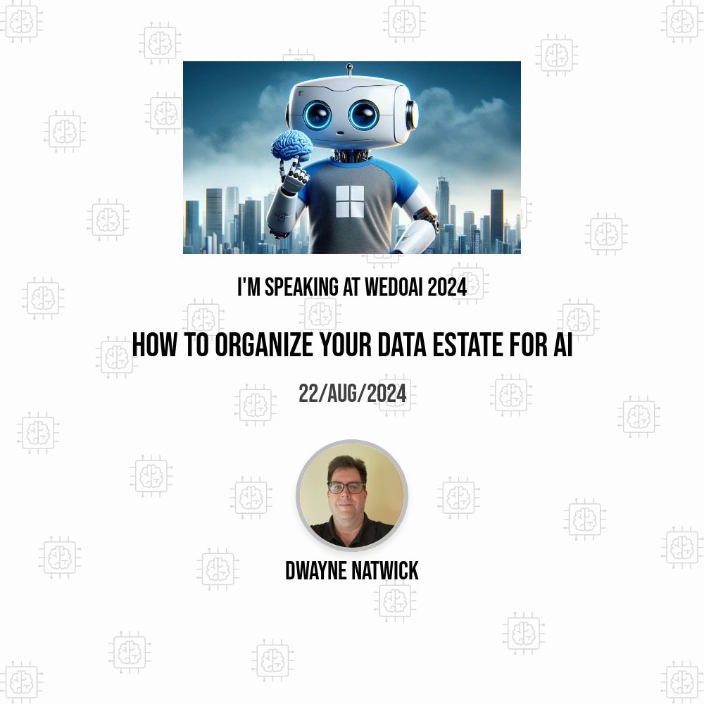CHyperscaler's tweet image. Dwayne Natwick&apos;s session for WedoAI is live. Access the session at wedoai.ie
#wedoAI #AzureFamily #MicrosoftAI