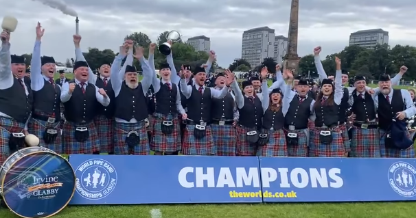 2024 World Pipe Band Championships!

Congratulations to 'Irvine Memorial Pipe Band' - N. Ireland, crowned Grade 4A World Pipe Band Champions at last Saturdays event held in Glasgow Green.  Photo courtesy of Irvine Memorial Pipe Band.
⁠
#wpbc2024 #pipebandlife