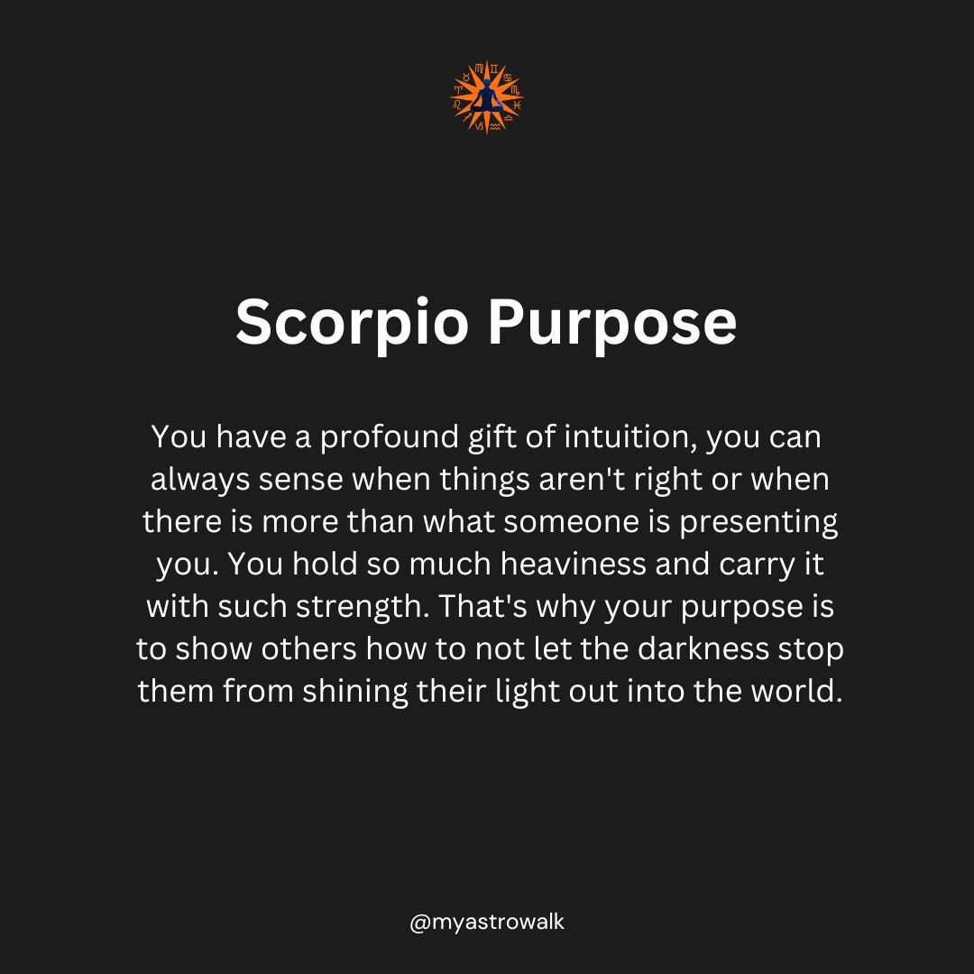 myastrowalk's tweet photo. The purpose of Sacorpio✨️
This can relate to the sun, moon, rising or MC placement.
.
.
.
#astrology #Scorpio #Trending https://t.co/yk9tLmpfGs