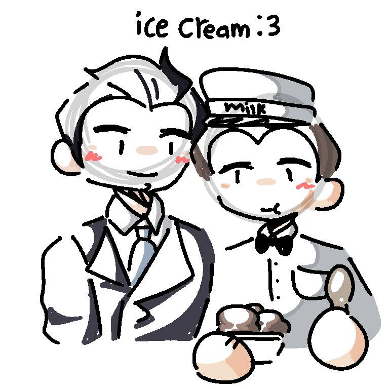 PierrotsPieee's tweet photo. I FORGOT I HAD THIS ACCOUNT hey....... milkreport...... #francismosses #izaackgauss #franzaack https://t.co/u92wNZfAfA