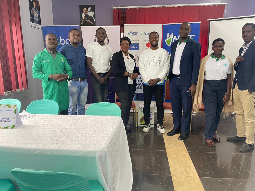 JWamazembe's tweet photo. We are here for the 2nd day of the 2024 Hi-Innovator StepUp by MUBS-EIIC. Much Love. ❤️ ❤️ #NSSF #StepUpCohort #NSSFHiInnovator #YoungAfricaWorks #MUBSEIIC #MastercardFoundation #OutBoxhub https://t.co/oPrMg6eqxU