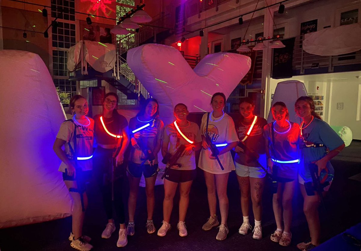 A little FDOC laser tag😎 #RollShops 💛🥎💙