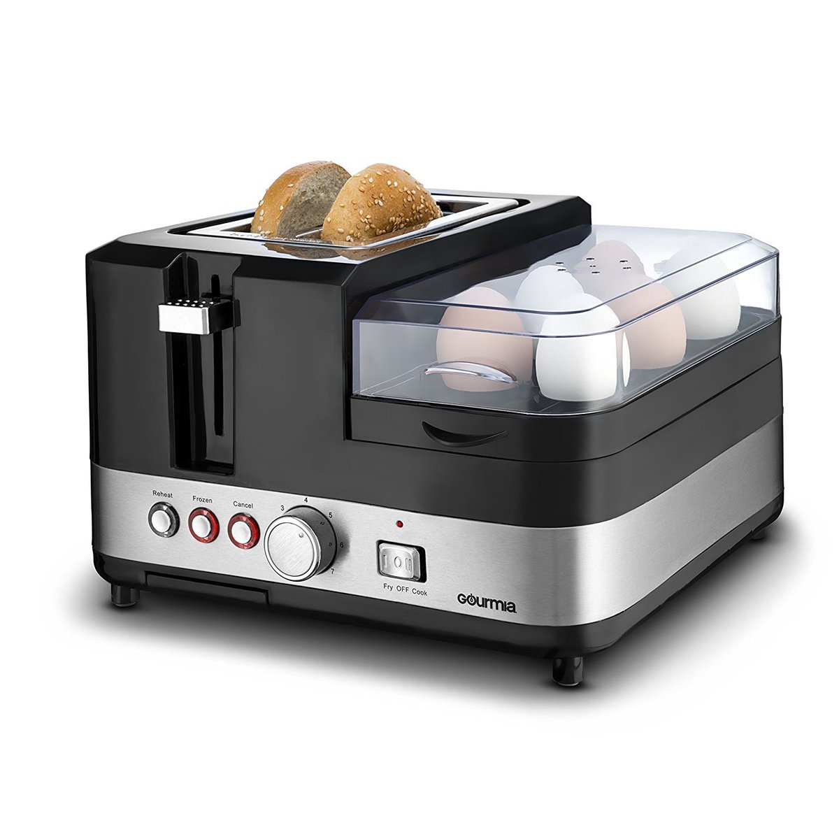 UnicunShop's tweet photo. Rise and shine! ☀️ Ditch the breakfast chaos with the Gourmia Breakfast Station - toast, fry, & steam all in one! Say goodbye to messy mornings 👋 https://t.co/GEJmNxsthJ #breakfastgoals #kitchenhacks #gourmetbreakfast 🍳🥓🍞 https://t.co/2o48AHoGka
