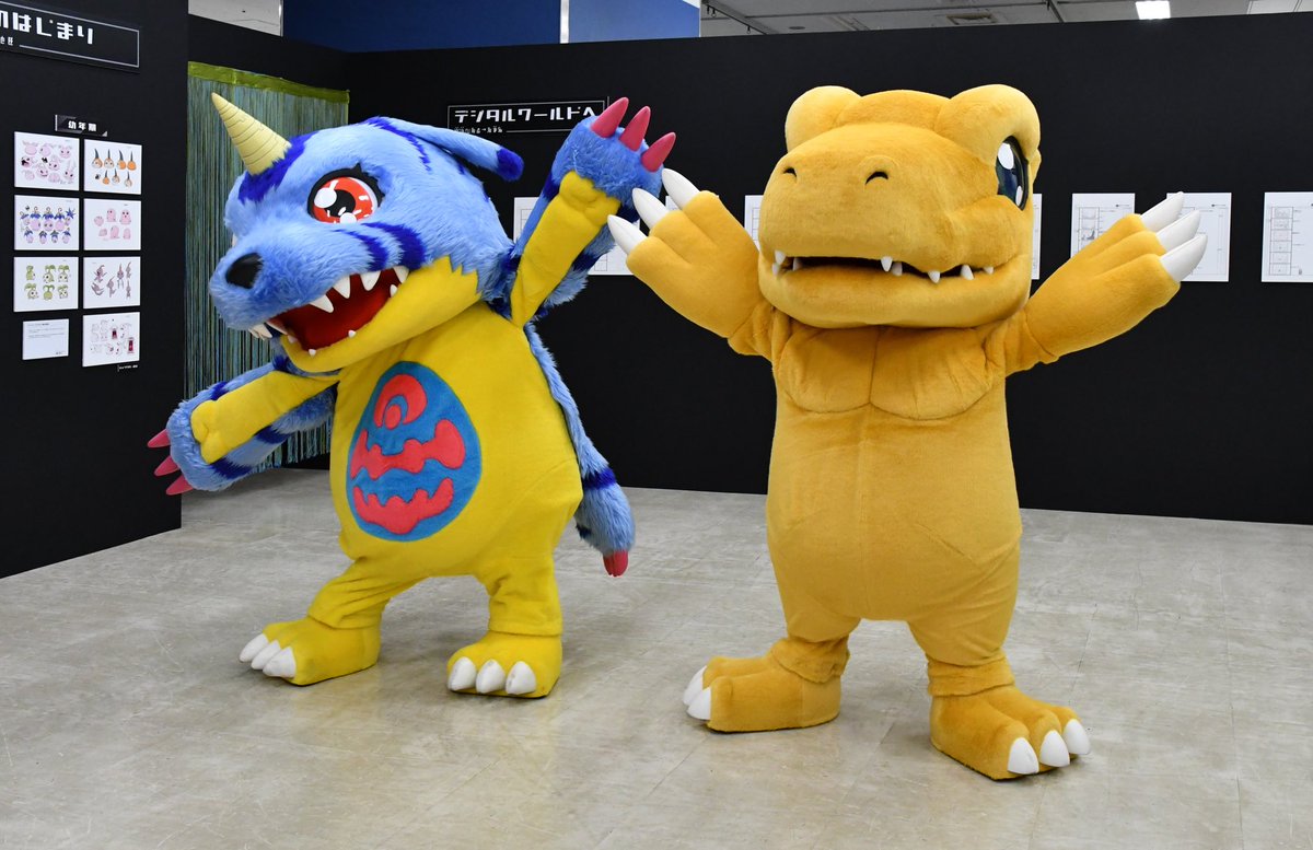 Kawaii❤ 最高(*｀ω´)b #デジモン25th展東京