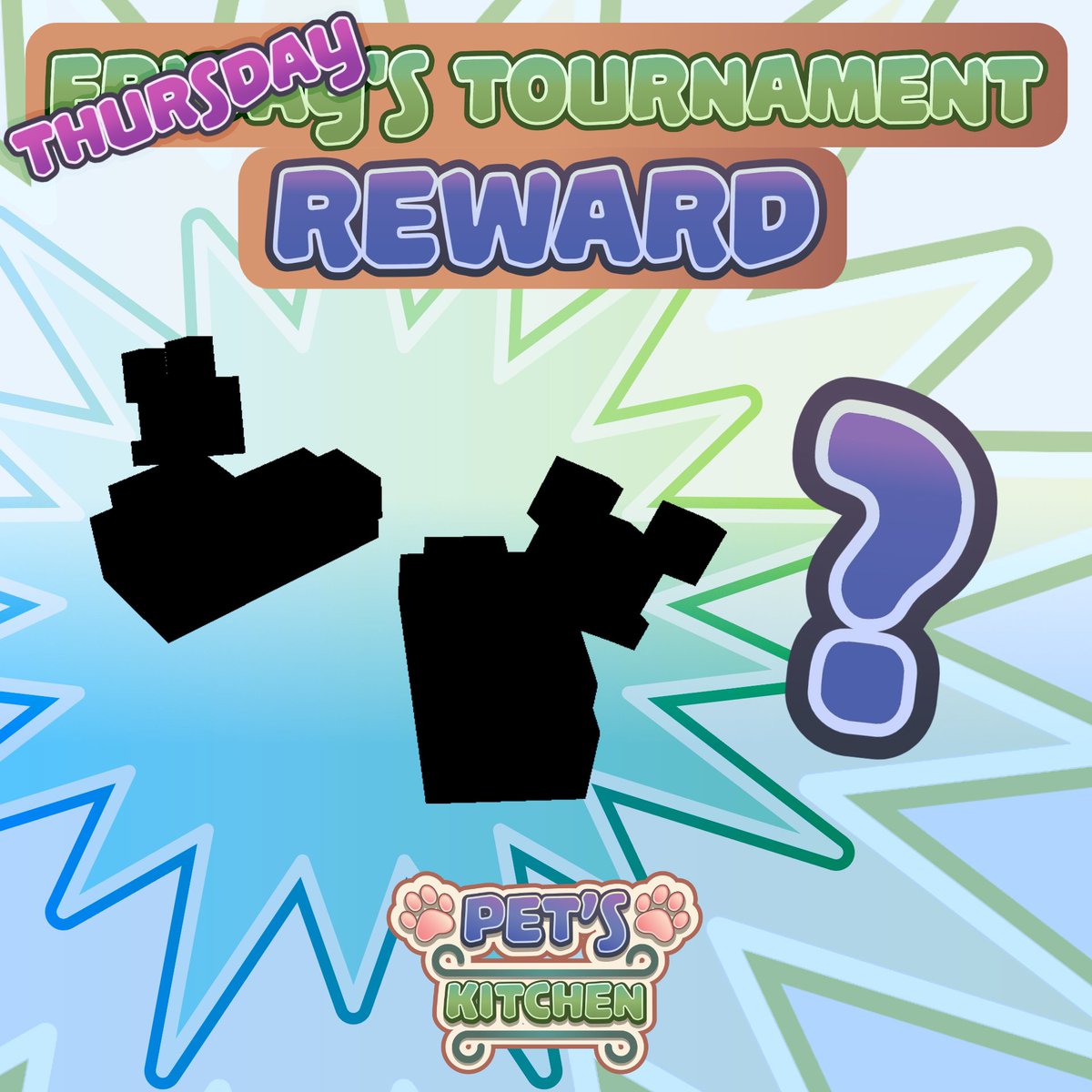 Wrong answers only! 😎
What could be the reward for participants in tournament Pet's Kitchen tonight? 🤔

Let's find it today at 21 CET on twitch!
<a href="/hallugram/">hallugram</a> <a href="/TomVoxel/">TomVoxel.eth</a> <a href="/TheSandboxGame/">The Sandbox</a> <a href="/TSBCreators/">The Sandbox Creators</a> #TSBBuildersChallenge