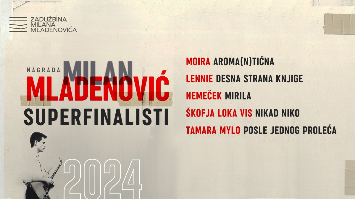 Zadužbina Milana Mladenovića tweet media