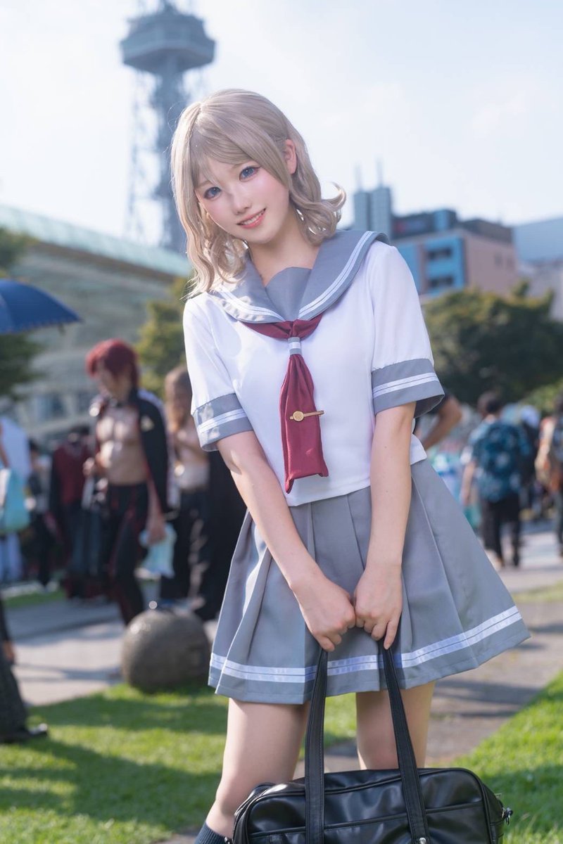 ikageso_azinori's tweet image. 【cosplay】
ラブライブ！サンシャイン!! / 渡辺曜

「      一緒に帰ろっ！     」

📷→ @KOHEI_kamekame さん
 #コスサミ2024  #WCS2024