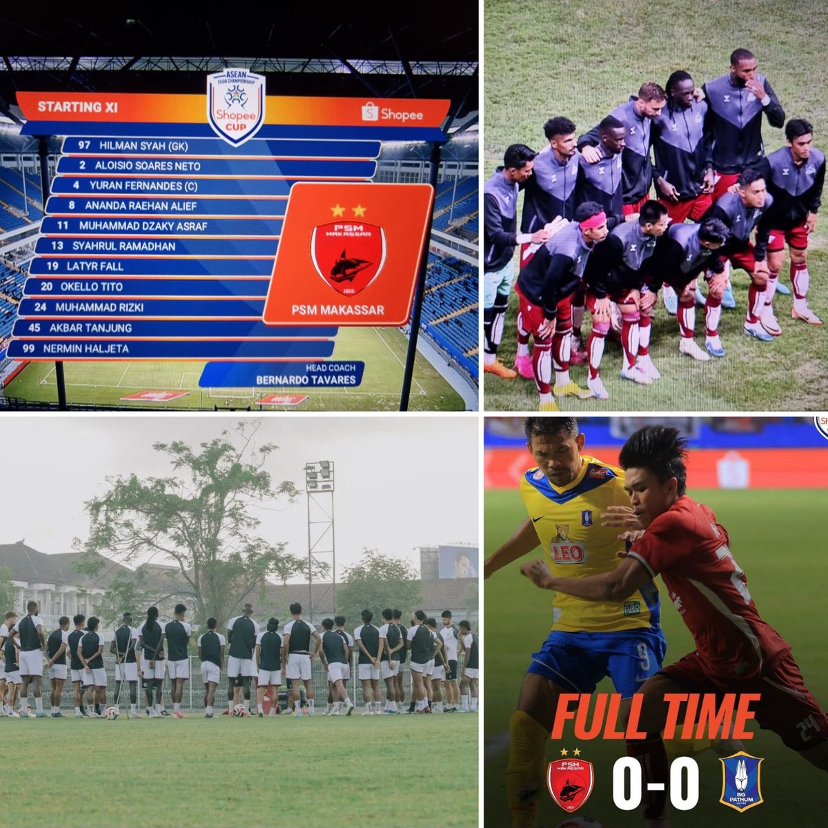 Thanks to all the fans who supported our team at the stadium. We drew against a strong team with a much bigger budget than ours and players with a lot of international experience. We have a young team and the support of our fans at the stadium is crucial. Support PSM August 26th