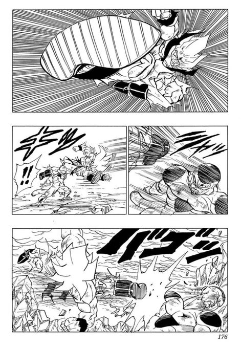 ⑦いちばん印象的な二段蹴り
⑧肘打ち落とし 