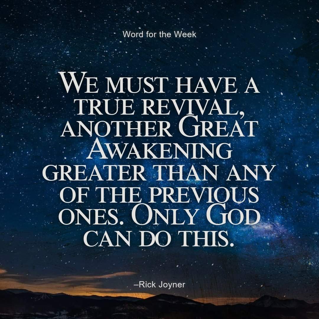 IamRickJoyner's tweet image. Word for the Week 📖✨

      We have been reduced to a world that now has only one hope that can keep us from the worst tyranny in history: a revival and an awakening that surpasses all previous ones. 

#devotiontime
To read more, click the link below:
bit.ly/3SX0Fn8