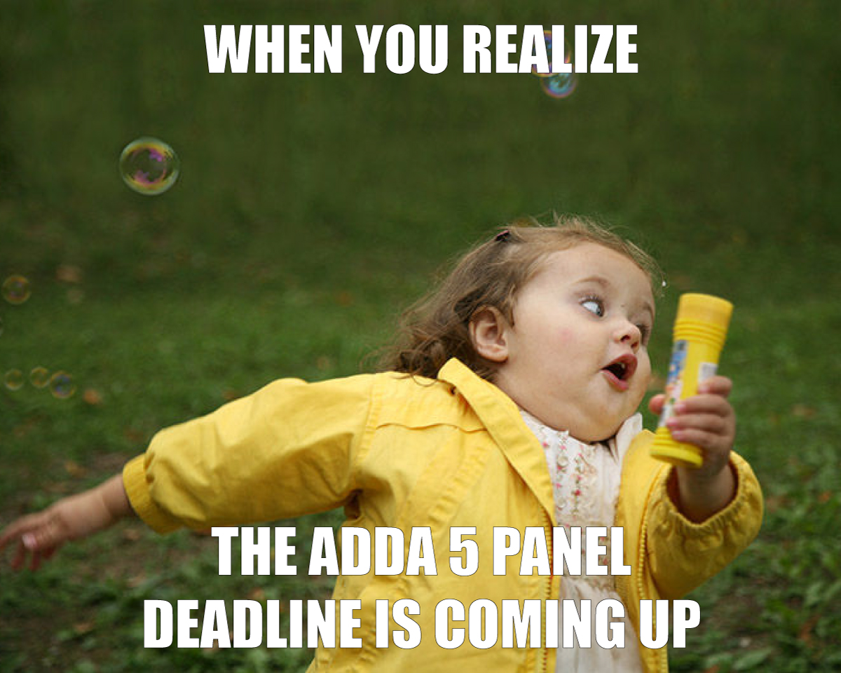 Kind reminder 📣

You can submit panel proposals for #ADDA5 up until September 15, 2024 via the submission link in our #cfp: easychair.org/cfp/adda5