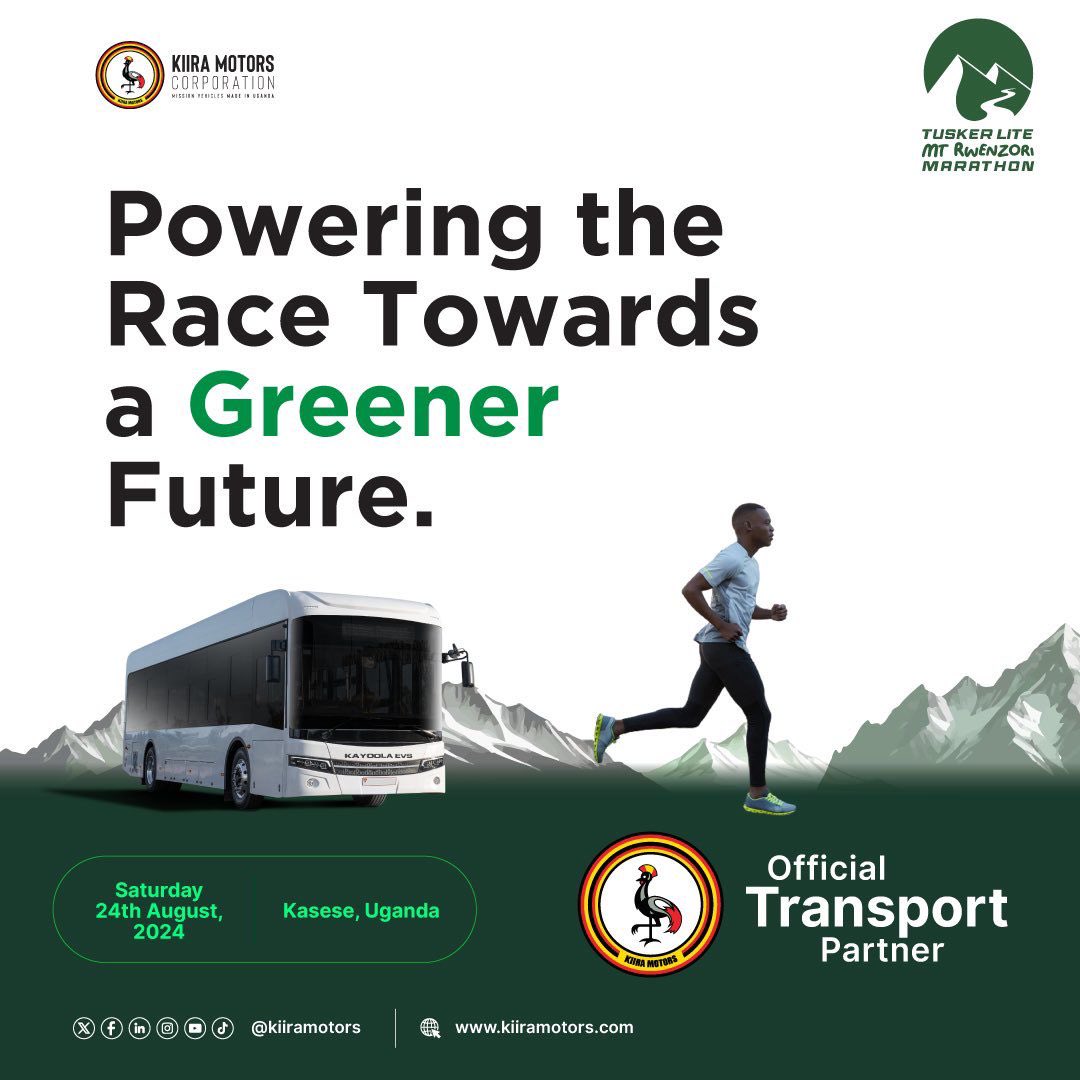 wekesa_amos's tweet photo. Kiira motors in partnership with ⁦@RwenzoriMarathn⁩ 2024 for transport of runners from Kampala. 

#kayoolabuses https://t.co/soAeCKC44l