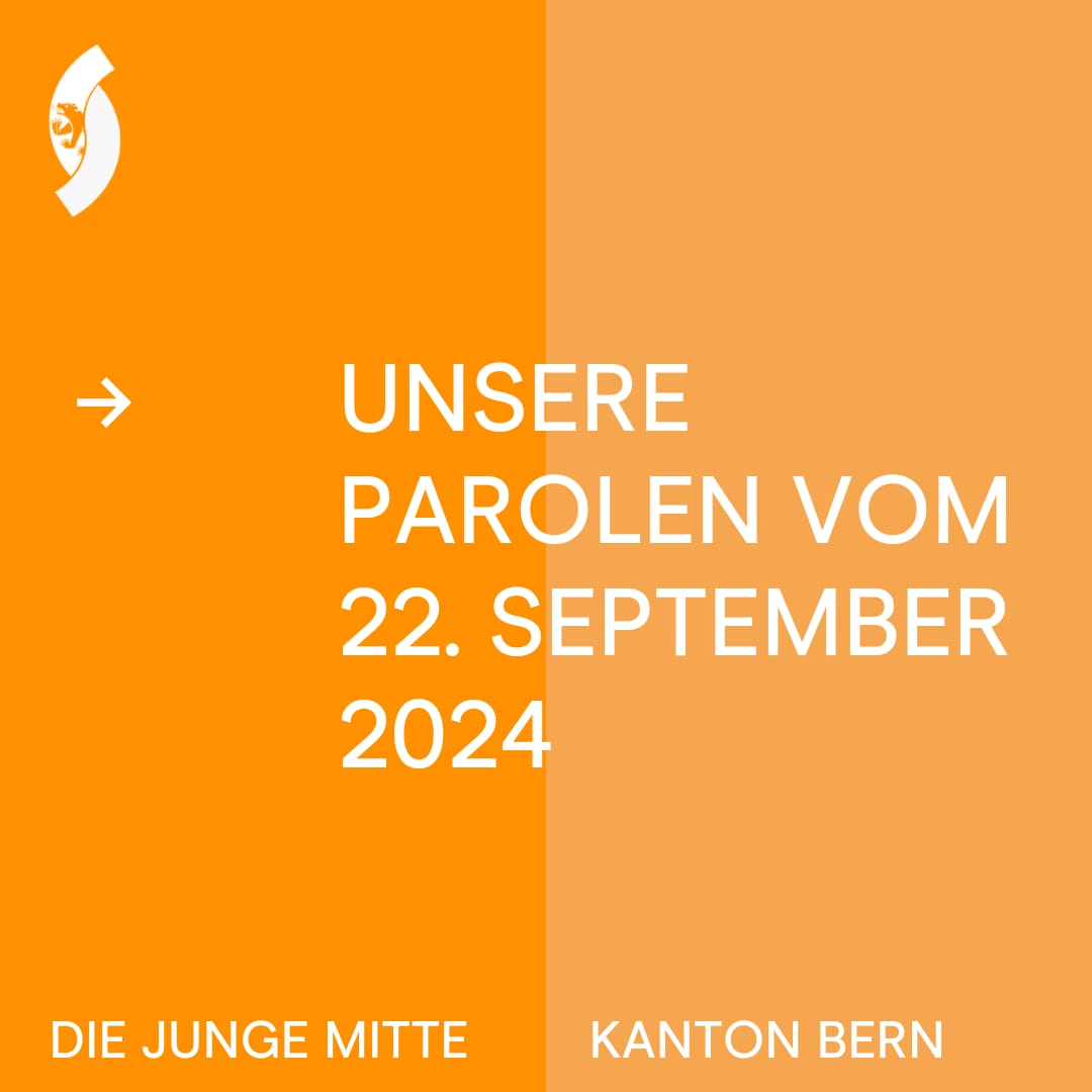 DieJungeMitteBE's tweet photo. Nach der interessanten Parteiversammlung am 14. August haben wir diese Parolen gefasst.
 #diejungemitte #diejungemittebern #bvgreform #moutier https://t.co/67LHdRX6UF