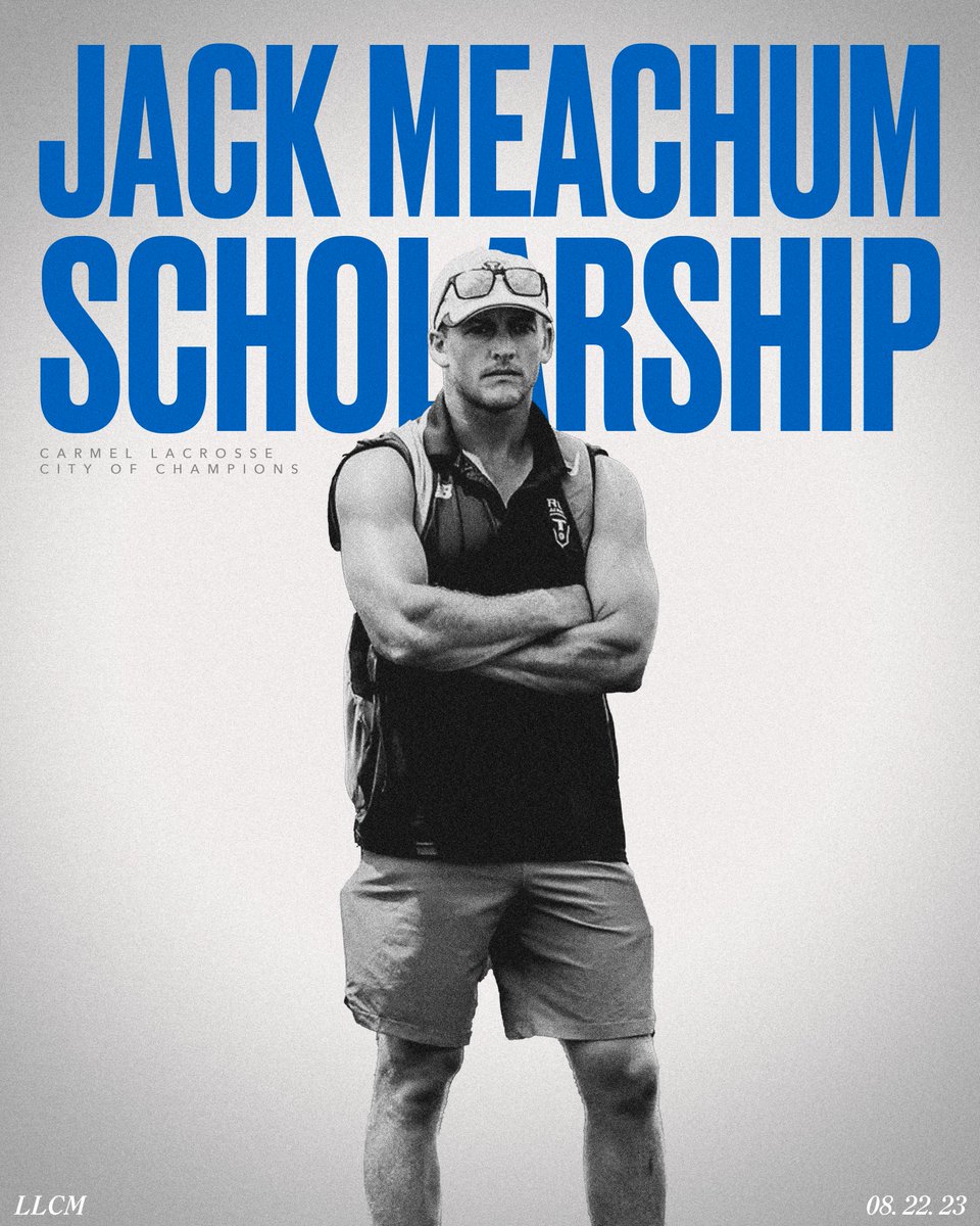 It’s been a year since we lost Coach Meachum. A scholarship has been created with the Carmel Education Foundation. It will be presented annually to a senior in the Carmel lax program. Please take a moment to remember Jack and consider contributing to the scholarship.
Link in bio.
