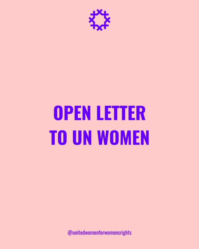 UNWomenRights's tweet photo. @UN_Women has abandoned their mission to advocate for girls' and women's rights. They have launched an attack against women who know men cannot become women in a statement that calls women's organizations who fight for our sex-based rights "anti-rights" &amp; "far right". https://t.co/r2KhvGchld