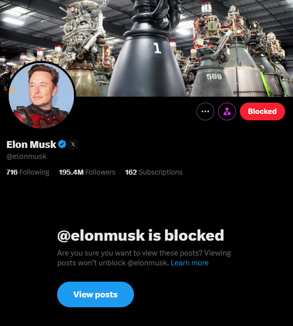 BinAdhed's tweet photo. @elonmusk #blockelonmusk https://t.co/v2qA0ou0SW
