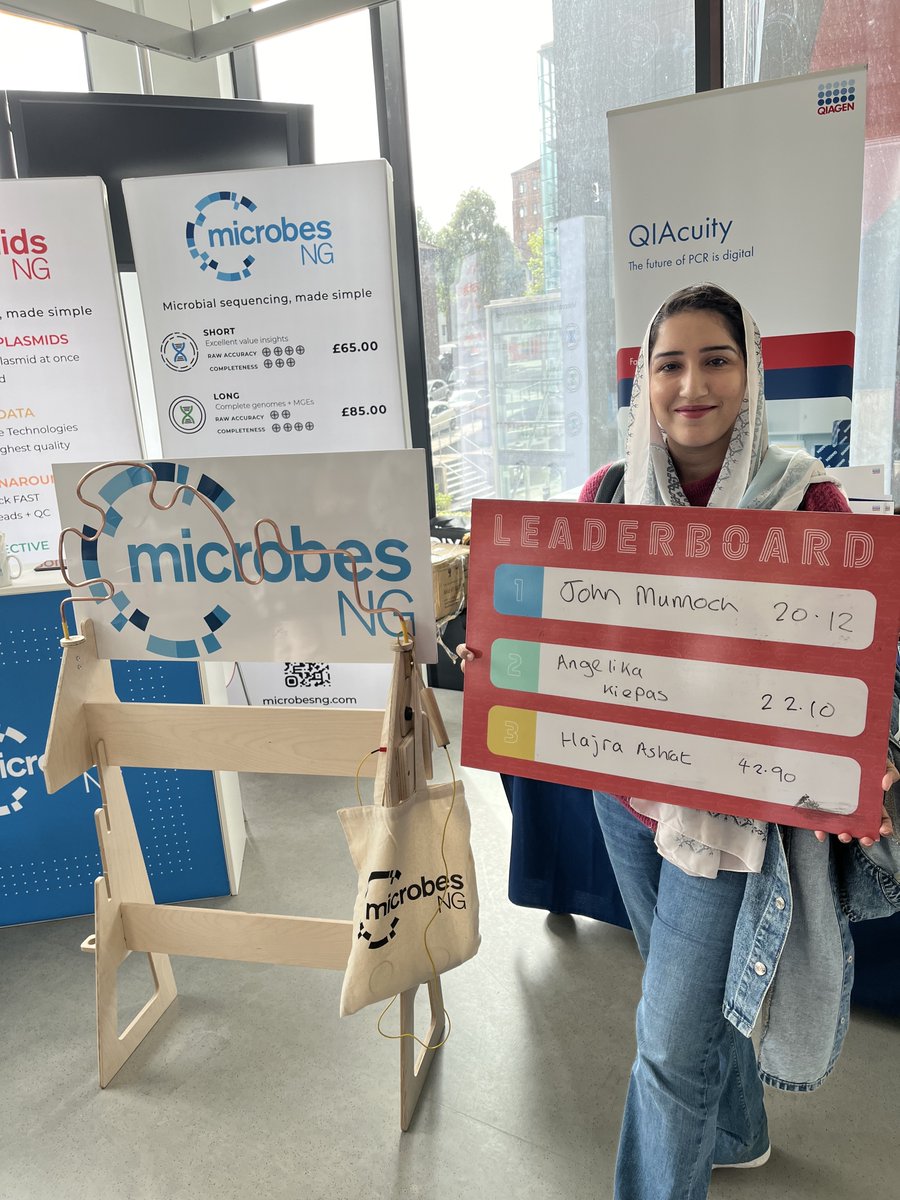 microbesNG (@microbesng) on Twitter photo We've got scores on the doors for out BUZZ wire game🎉
<a href="/Munnj90/">John Munnoch</a> posted a respectable 20.12 seconds to take 🥇
<a href="/kiepczi/">Angelika Kiepas 🦋</a> proved her previous victory was not a fluke, taking the 🥈 spot
Hajra Ashraf snuck into 🥉
Glasgow Microbiology Collective <a href="/glasgowmicroco1/">Glasgow Microbiology Collective</a> We've got scores on the doors for out BUZZ wire game🎉
<a href="/Munnj90/">John Munnoch</a> posted a respectable 20.12 seconds to take 🥇
<a href="/kiepczi/">Angelika Kiepas 🦋</a> proved her previous victory was not a fluke, taking the 🥈 spot
Hajra Ashraf snuck into 🥉
Glasgow Microbiology Collective <a href="/glasgowmicroco1/">Glasgow Microbiology Collective</a>