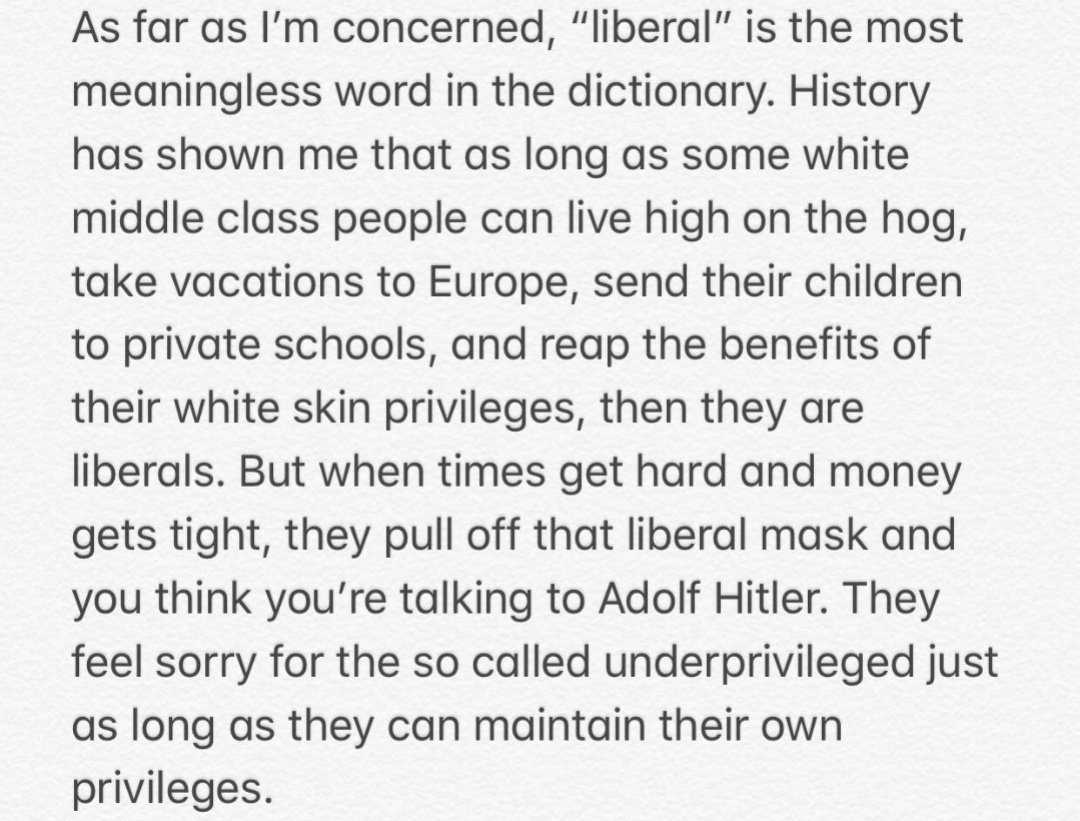 Assata Shakur on liberals: