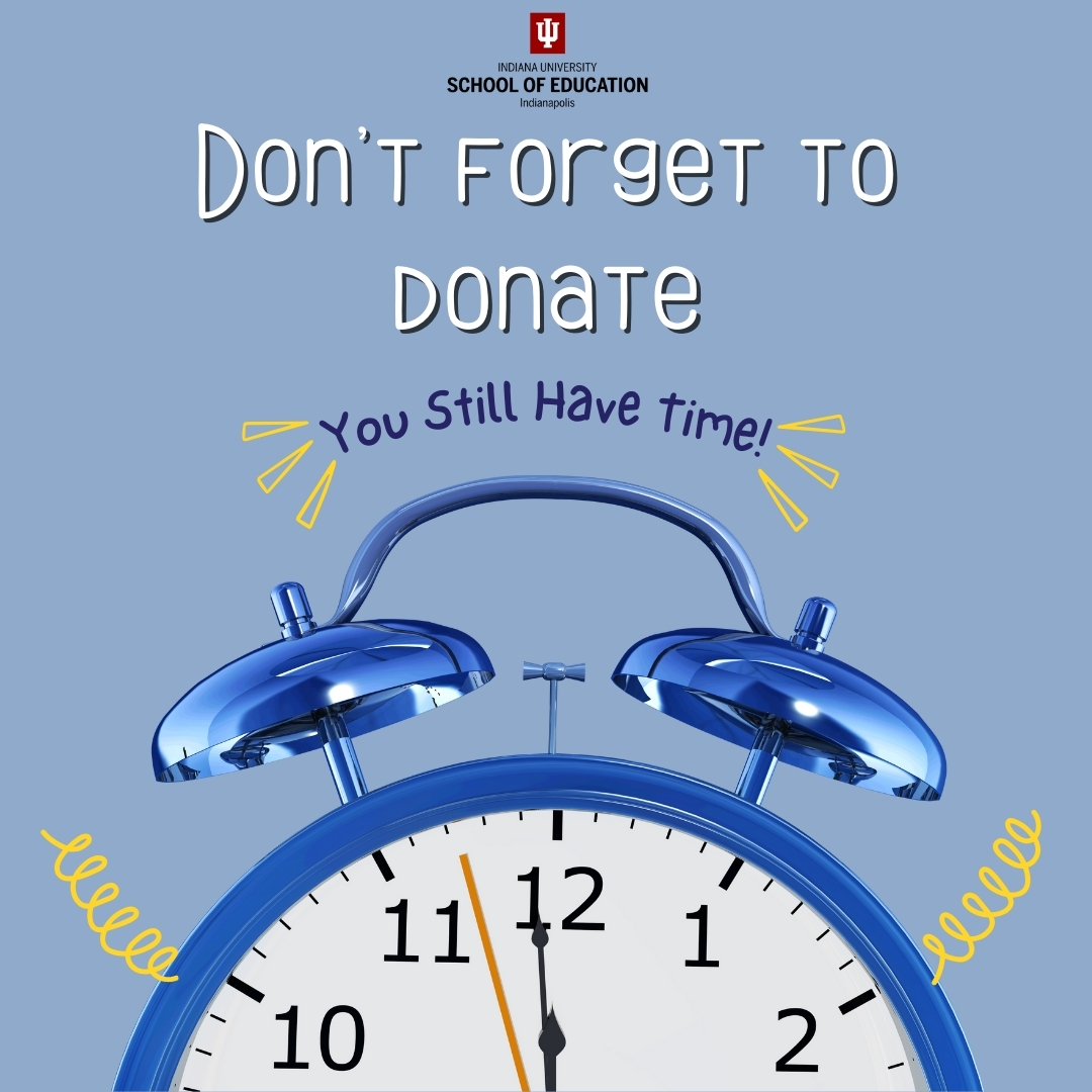 Support the 72-hour #AlumniGivingChallenge! Make a gift now, spread the word, and encourage others to join in. Those who make a one time or recurring gift of $250+ will have an opportunity to Dine with Dean Jackson!! It's not too late! go.iu.edu/8qlA #DonateNow