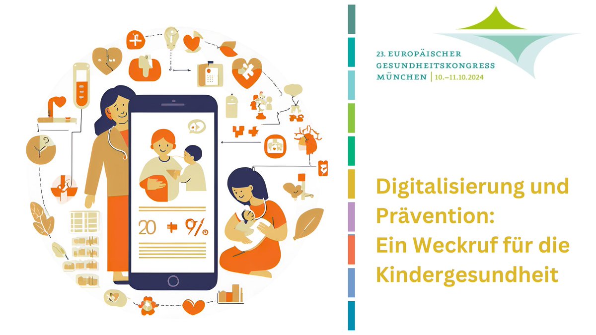 🔔 Digitalisierung und Prävention: Ein Weckruf für die Kindergesundheit 🔔
Unsere Kinder sind die Zukunft und ihre Gesundheit darf nicht vernachlässigt werden. 

Seien Sie dabei und gestalten Sie die Zukunft mit!
👉Anmeldung unter: gesundheitskongress.de/anmeldung-2024…