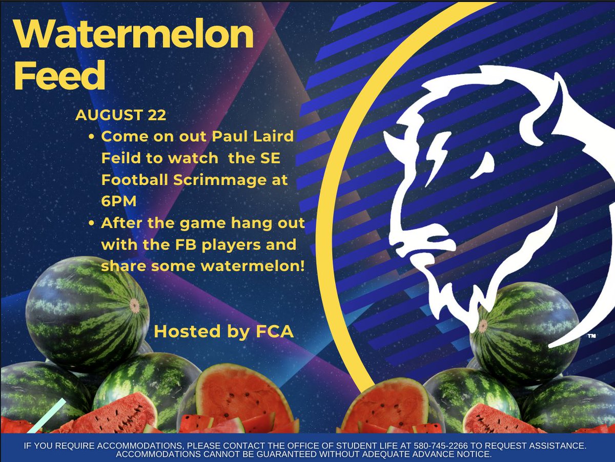 SEOSL's tweet photo. 🎉Welcome Week 2024 is in full swing (Aug 22)! Don't miss out:

-Blood Drive Continues! 10-4PM

-Meet Student Wellness from 12-2PM. 

-Open Mic 4-5:30PM 

-State of the University Address with President Newsom 6PM 

-True Blue Scrimmage 6PM

-Watermelon Feed 7pm 

#SEWelcomeWeek https://t.co/ucAVsiC5Jc