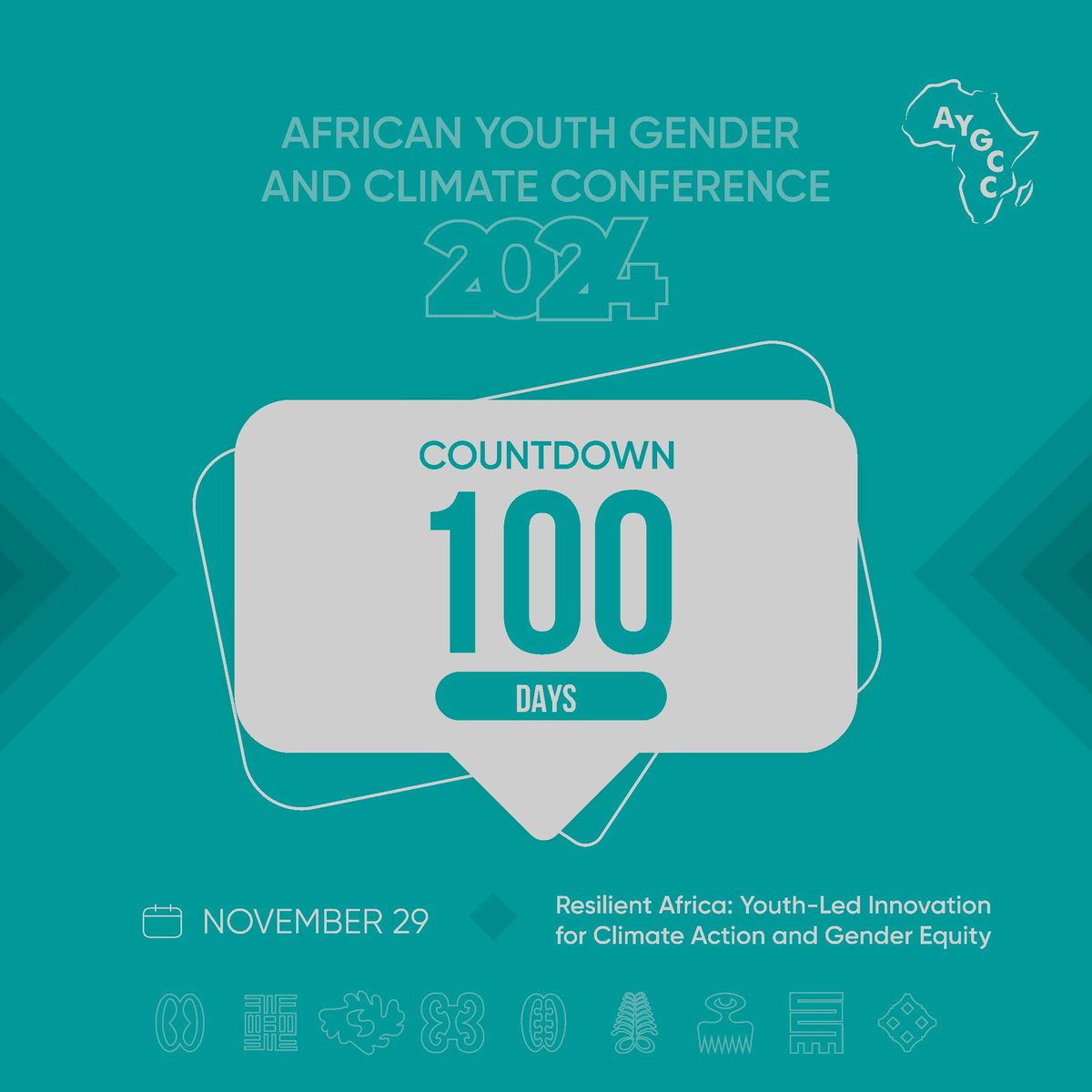 aygcc_'s tweet image. Countdown!!!
Join us in shaping a climate-resilient Africa thru youth-led innovation #AYGCC2024
Reg: bit.ly/Register-AYGCC…
For partnership &amp;amp; sponsorship info: +233247161465/Info@anijieglobalfoundation.org.

#AnijieGlobalFoundation #qualityeducation #ClimateAction #GenderEquity
