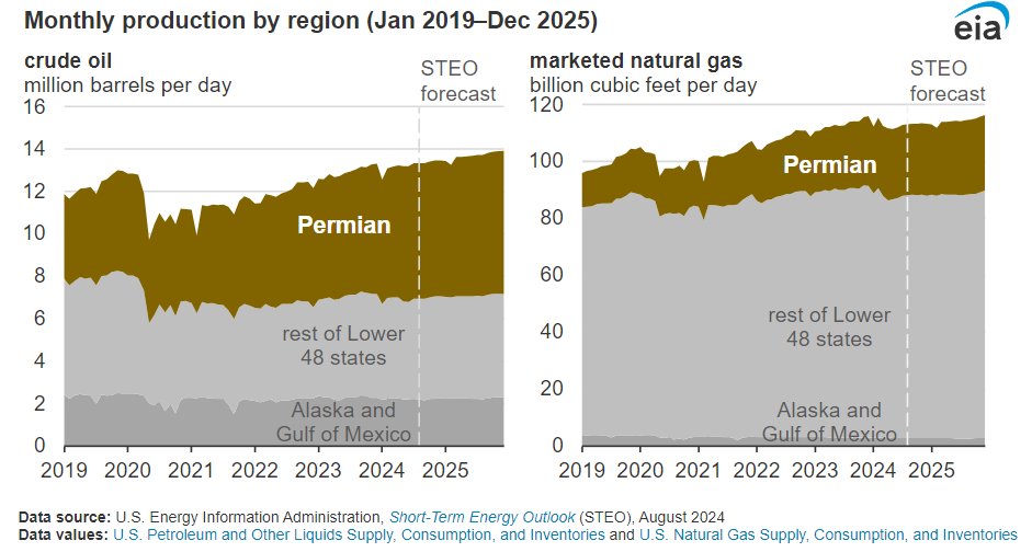Permian production forecast growth driven by well productivity &amp; pipeline capacity