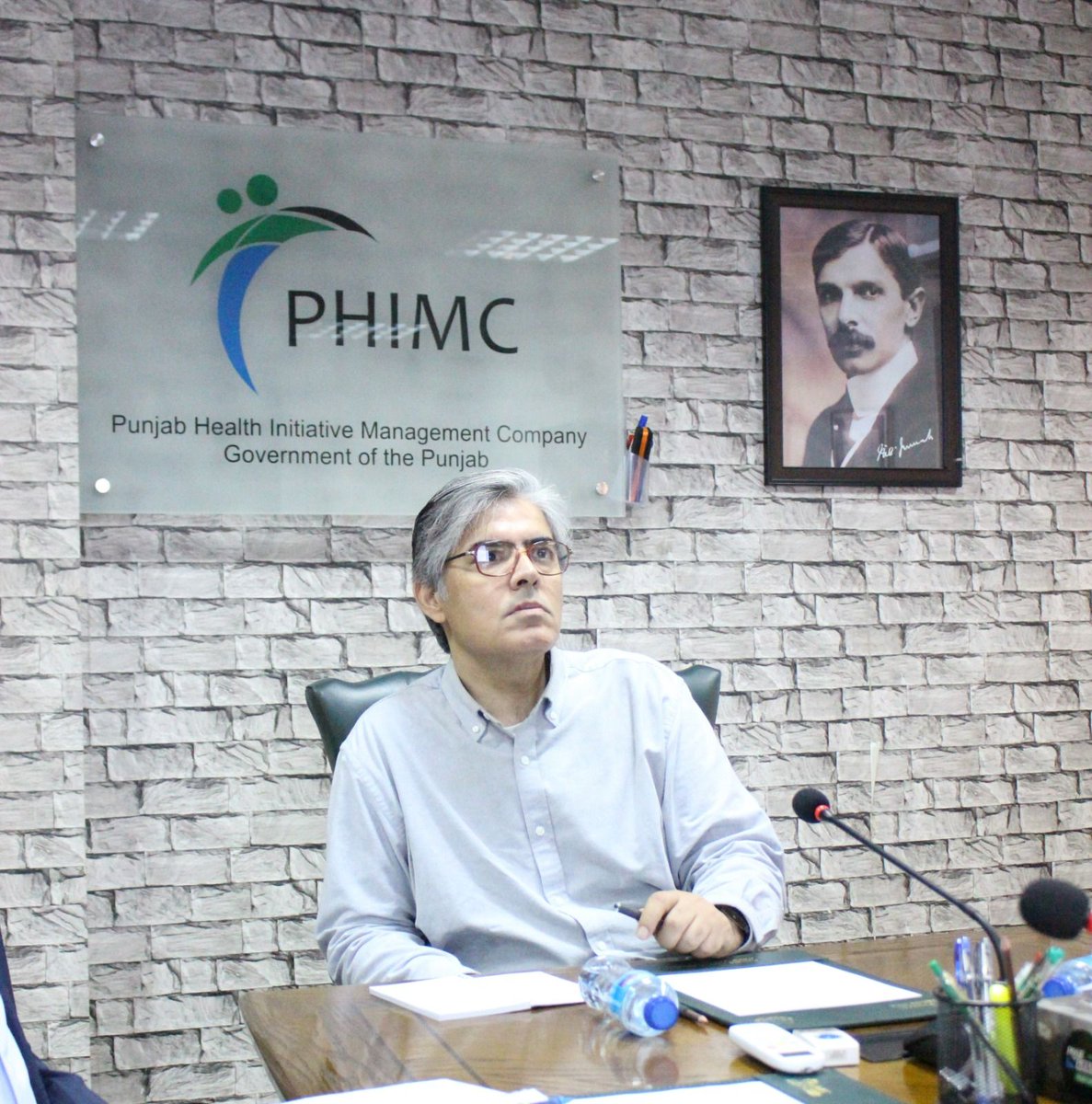 Azmat Med Review Meeting on Sehat Sahulat Program Led by Mr. Azmat Mahmud (PAS ...