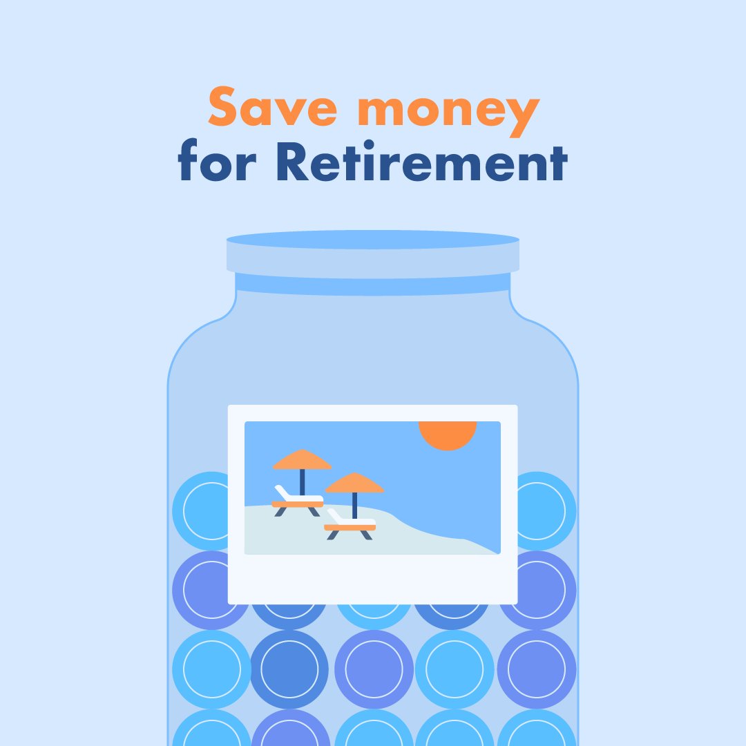 Firstrade's tweet image. It&apos;s never too early to plan for your retirement. 🌟 Save today, relax tomorrow. #RetirementPlanning #SaveForTheFuture