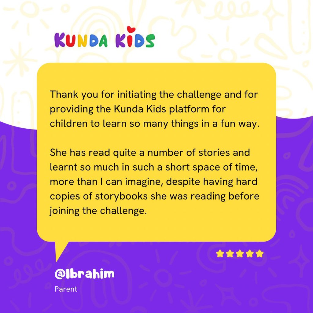 biibillions's tweet image. Join the Kunda Kids Summer Reading Challenge—let’s keep those little minds active this summer!

#KundaKidsSummerReadingChallenge  #KundaKids #SummerLearningFun