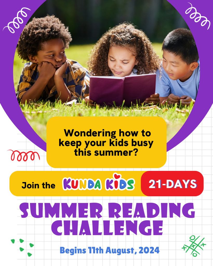 biibillions's tweet image. Join the Kunda Kids Summer Reading Challenge—let’s keep those little minds active this summer!

#KundaKidsSummerReadingChallenge  #KundaKids #SummerLearningFun