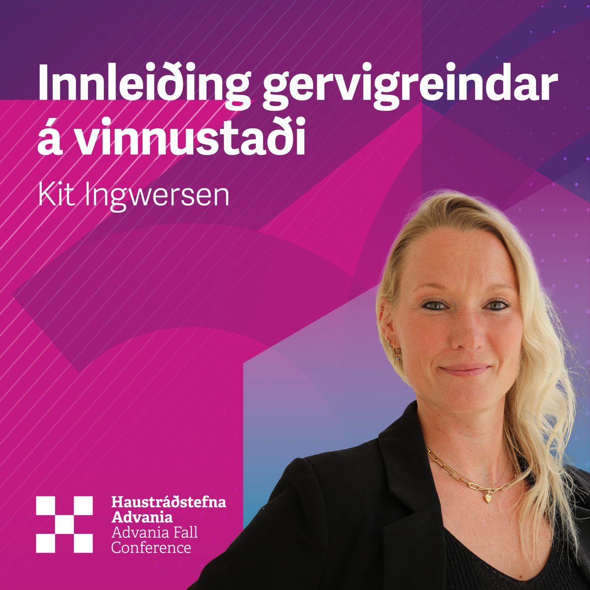 Kit Ingwersen hjá <a href="/Microsoft/">Microsoft</a> ætlar að fjalla um það hvernig gervigreindin getur hjálpað okkur á vinnustöðum, ásamt því að varpa ljósi á áskoranir og siðferðisleg áhrif sem því fylgir 📷 

#AI #techconference #Haustradstefna #WorkPlaceCulture 

tinyurl.com/4phptp5r