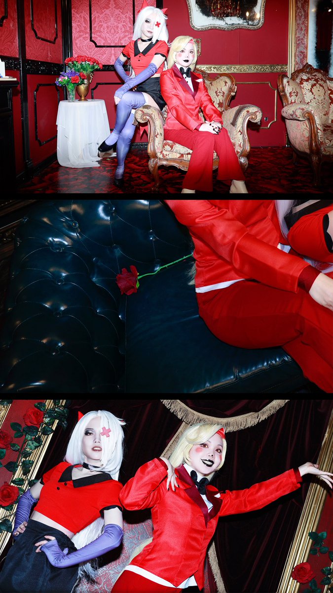 yuzukoshi's tweet photo. ❤️I'D GO  TO HELJ &amp; BACK FOR YOU❤️

☝️クリック推奨です☝️

Charlie😈@Pipipi_pito 
phot📸 @__eia3a 
#HazbinHotel #cosplay https://t.co/3Nx2wvlx6l