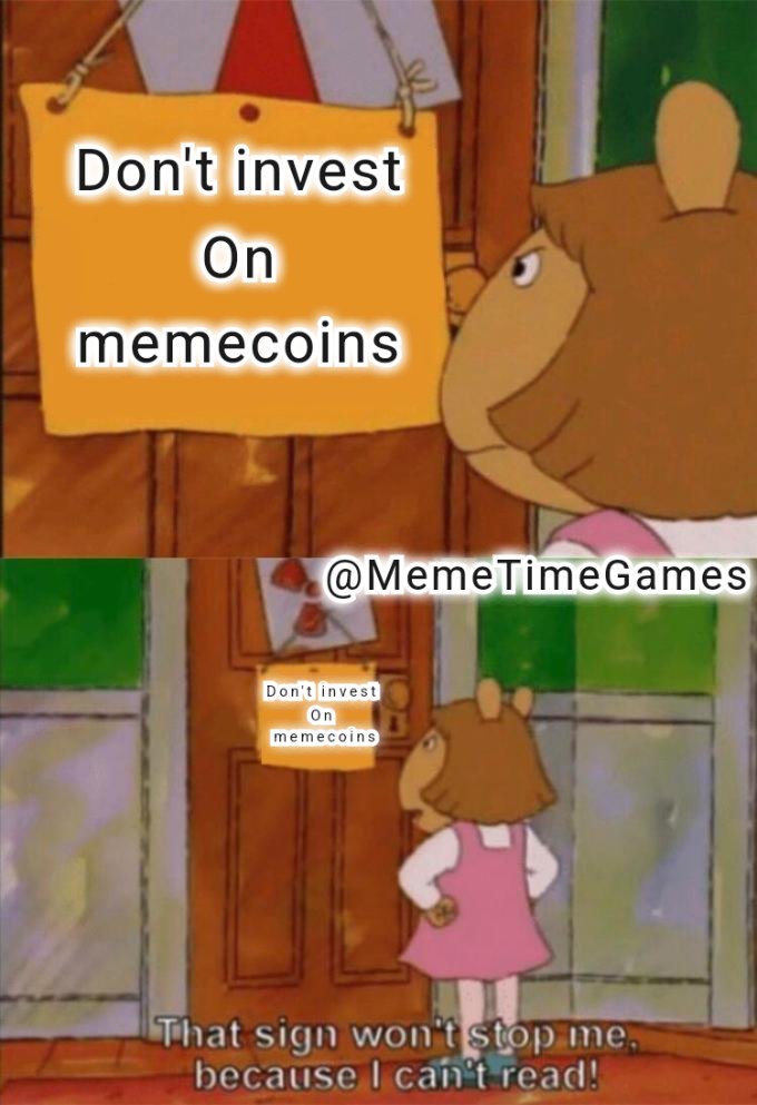MemeTimeGames's tweet image. Let nothing stop you 🤣