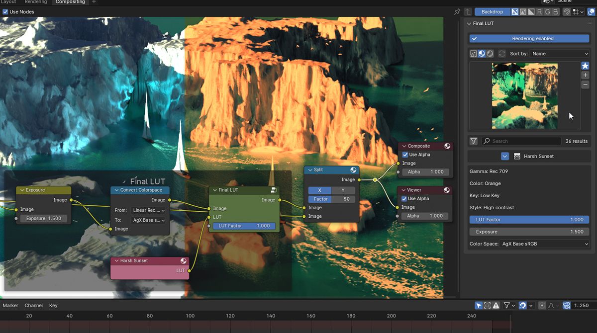 Final LUT is designed to enhance your creative workflow effortlessly. It introduces an authentic LUT (Look-Up Table) integration, enabling you to apply and preview LUTs in real-time within your viewport. blendermarket.com/products/final…