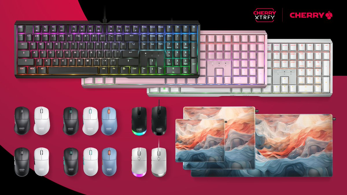 They’re here! 

We’re excited to launch a whole range of long-awaited products at #gamescom 💥

Learn more and upgrade your gear at cherryxtrfy.com