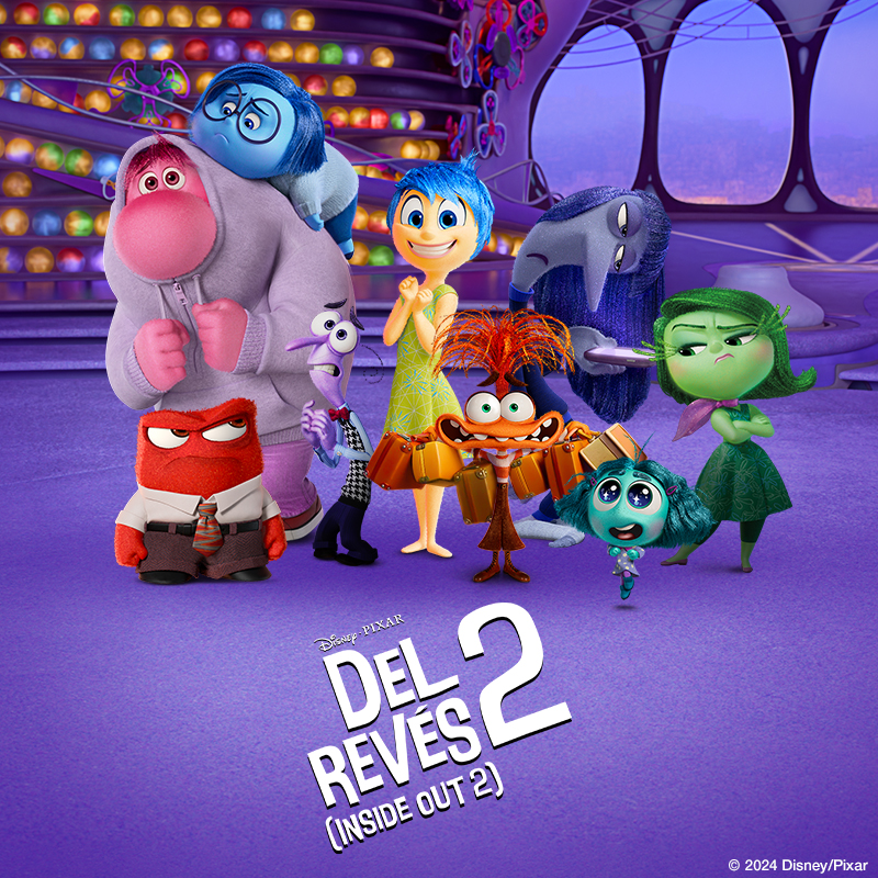 Tú evolucionas, las emociones también. 💛🧡❤️💙💚 #DelRevés 2 disponible ya en Rakuten TV.