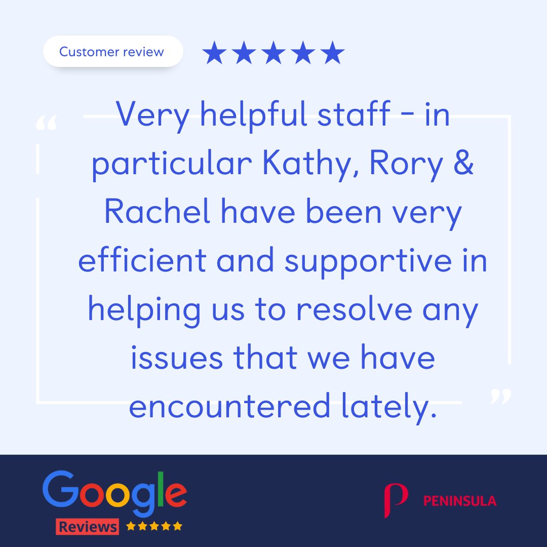 Yet another brilliant review received 🎉

Some great work from Kathy, Rory and Rachel getting the recognition it deserves.

#hrireland #peninsulaireland