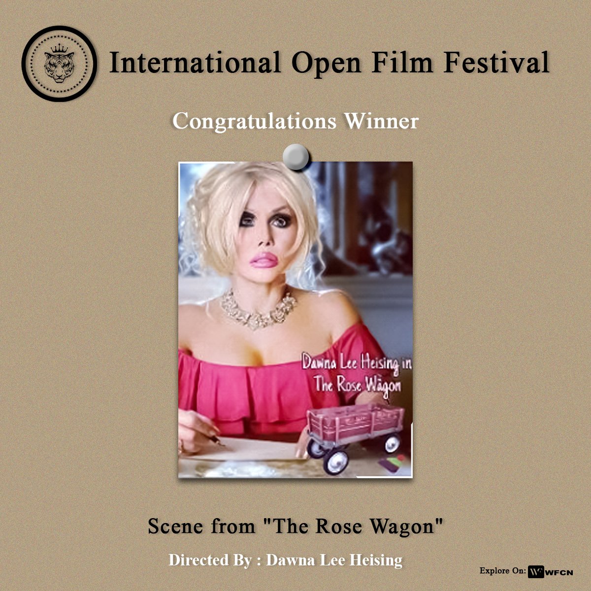 ioff_dhaka's tweet photo. Join us in celebrating this incredible achievement of Dawna Lee Heising!

He has set a new standard for excellence with his 'The Rose Wagon' at the International Open Film Festival. Well done! https://t.co/HLPuvywODS